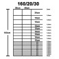 vidaXL Valla de jardín de acero galvanizado plateado 50x1,6 m vidaXL Valla de jardín de acero galvanizado plateado 50x1,6 m