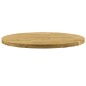 vidaXL Superficie de mesa redonda madera maciza de roble 44 mm 700 mm