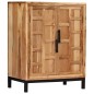 vidaXL Aparador de madera maciza de acacia marrón 60x35x76 cm vidaXL Aparador de madera maciza de acacia marrón 60x35x76 cm