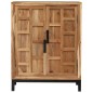 vidaXL Aparador de madera maciza de acacia marrón 60x35x76 cm vidaXL Aparador de madera maciza de acacia marrón 60x35x76 cm