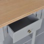 vidaXL Mesa consola de MDF gris 120x30x76 cm vidaXL Mesa consola de MDF gris 120x30x76 cm