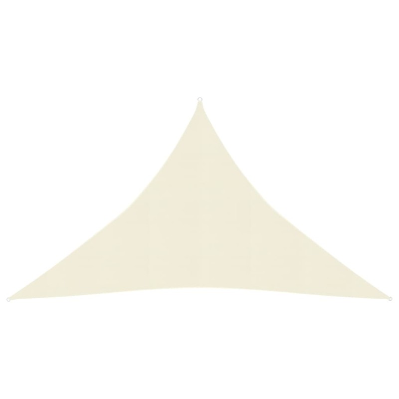 vidaXL Toldo de vela HDPE color crema 160 g/m² 2,5x2,5x3,5 m vidaXL Toldo de vela HDPE color crema 160 g/m² 2,5x2,5x3,5 m