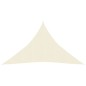 vidaXL Toldo de vela HDPE color crema 160 g/m² 2,5x2,5x3,5 m vidaXL Toldo de vela HDPE color crema 160 g/m² 2,5x2,5x3,5 m