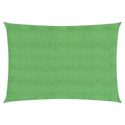 vidaXL Toldo de vela HDPE verde claro 160 g/m² 2x4 m