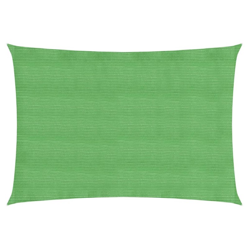 vidaXL Toldo de vela HDPE verde claro 160 g/m² 2x4 m vidaXL Toldo de vela HDPE verde claro 160 g/m² 2x4 m