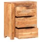vidaXL Aparador de madera maciza de acacia 59x33x75 cm vidaXL Aparador de madera maciza de acacia 59x33x75 cm