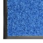 vidaXL Felpudo lavable azul 90x120 cm vidaXL Felpudo lavable azul 90x120 cm
