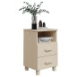 vidaXL Mesita de noche HAMAR madera pino maciza marrón miel 40x35x62cm vidaXL Mesita de noche HAMAR madera pino maciza marrón miel 40x35x62cm