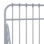 vidaXL Estructura de cama extensible metal gris 80x130/200 cm