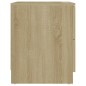vidaXL Mesitas noche 2 uds madera ingeniería roble Sonoma 40x40x50 cm vidaXL Mesitas noche 2 uds madera ingeniería roble Sonoma 40x40x50 cm
