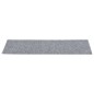 vidaXL Alfombrilla autoadhesiva escalera 15 uds gris claro 76x20 cm vidaXL Alfombrilla autoadhesiva escalera 15 uds gris claro 76x20 cm