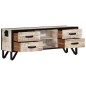 vidaXL Mueble de TV de madera maciza de acacia 110x30x41 cm
