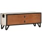 vidaXL Mueble de TV de madera maciza de acacia 110x30x41 cm
