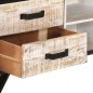 vidaXL Mueble de TV de madera maciza de acacia 110x30x41 cm