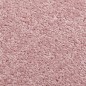 vidaXL Alfombra de pelo corto rosa 140x200 cm