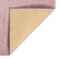 vidaXL Alfombra de pelo corto rosa 140x200 cm