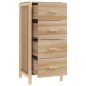 vidaXL Aparador alto madera contrachapada 42x38x90 cm vidaXL Aparador alto madera contrachapada 42x38x90 cm