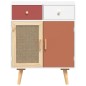 vidaXL Aparador con cajones madera contrachapada 60x30x75,5 cm vidaXL Aparador con cajones madera contrachapada 60x30x75,5 cm