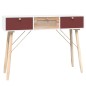 vidaXL Mesa consola con cajones madera contrachapada 105x30x75 cm vidaXL Mesa consola con cajones madera contrachapada 105x30x75 cm