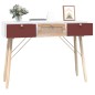 vidaXL Mesa consola con cajones madera contrachapada 105x30x75 cm vidaXL Mesa consola con cajones madera contrachapada 105x30x75 cm