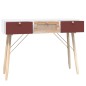 vidaXL Mesa consola con cajones madera contrachapada 105x30x75 cm vidaXL Mesa consola con cajones madera contrachapada 105x30x75 cm