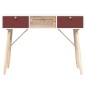 vidaXL Mesa consola con cajones madera contrachapada 105x30x75 cm vidaXL Mesa consola con cajones madera contrachapada 105x30x75 cm