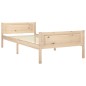 vidaXL Estructura de cama de madera maciza de pino 100x200 cm vidaXL Estructura de cama de madera maciza de pino 100x200 cm