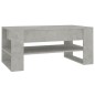 vidaXL Mesa de centro madera contrachapada gris hormigón 102x55x45 cm vidaXL Mesa de centro madera contrachapada gris hormigón 102x55x45 cm
