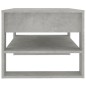 vidaXL Mesa de centro madera contrachapada gris hormigón 102x55x45 cm vidaXL Mesa de centro madera contrachapada gris hormigón 102x55x45 cm