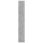 vidaXL Estantería/divisor madera ingeniería gris hormigón 80x30x198 cm vidaXL Estantería/divisor madera ingeniería gris hormigón 80x30x198 cm