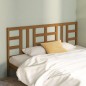 vidaXL Cabecero de cama madera maciza de pino marrón miel 206x4x100 cm vidaXL Cabecero de cama madera maciza de pino marrón miel 206x4x100 cm