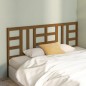 vidaXL Cabecero de cama madera maciza de pino marrón miel 206x4x100 cm vidaXL Cabecero de cama madera maciza de pino marrón miel 206x4x100 cm