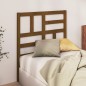 vidaXL Cabecero de cama madera maciza de pino marrón miel 96x4x104 cm vidaXL Cabecero de cama madera maciza de pino marrón miel 96x4x104 cm