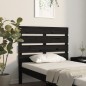 vidaXL Cabecero de cama madera maciza de pino negro 75x3x80 cm vidaXL Cabecero de cama madera maciza de pino negro 75x3x80 cm