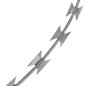 vidaXL Alambre para concertina BTO-22 con clips acero galvanizado 150m vidaXL Alambre para concertina BTO-22 con clips acero galvanizado 150m