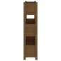 vidaXL Jardinera de madera maciza de pino marrón miel 77x25x104,5 cm vidaXL Jardinera de madera maciza de pino marrón miel 77x25x104,5 cm
