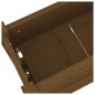 vidaXL Jardinera de madera maciza de pino marrón miel 77x25x104,5 cm vidaXL Jardinera de madera maciza de pino marrón miel 77x25x104,5 cm