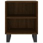 vidaXL Mesita de noche madera de ingeniería roble marrón 40x30x50 cm vidaXL Mesita de noche madera de ingeniería roble marrón 40x30x50 cm