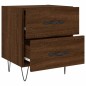 vidaXL Mesita de noche madera de ingeniería roble marrón 40x35x47,5 cm vidaXL Mesita de noche madera de ingeniería roble marrón 40x35x47,5 cm