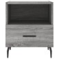 vidaXL Mesita de noche madera de ingeniería gris Sonoma 40x35x47,5 cm vidaXL Mesita de noche madera de ingeniería gris Sonoma 40x35x47,5 cm