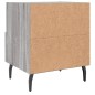 vidaXL Mesita de noche madera de ingeniería gris Sonoma 40x35x47,5 cm vidaXL Mesita de noche madera de ingeniería gris Sonoma 40x35x47,5 cm