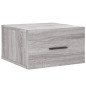 vidaXL Mesita de noche de pared color gris Sonoma 35x35x20 cm