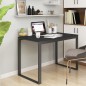 vidaXL Escritorio de ordenador madera de ingeniería negro 110x60x73 cm vidaXL Escritorio de ordenador madera de ingeniería negro 110x60x73 cm