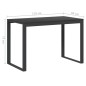 vidaXL Escritorio de ordenador madera de ingeniería negro 110x60x73 cm vidaXL Escritorio de ordenador madera de ingeniería negro 110x60x73 cm