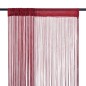 vidaXL Cortinas de flecos 2 piezas 100x250 cm burdeos vidaXL Cortinas de flecos 2 piezas 100x250 cm burdeos