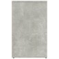 vidaXL Mueble vestidor madera contrachapada gris hormigón 80x40x65 cm vidaXL Mueble vestidor madera contrachapada gris hormigón 80x40x65 cm
