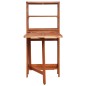 vidaXL Juego de bistró plegable de 3 piezas madera maciza de acacia