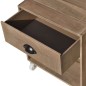 vidaXL Mesita de noche marrón 2 unidades madera maciza vidaXL Mesita de noche marrón 2 unidades madera maciza
