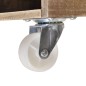 vidaXL Mesita de noche marrón 2 unidades madera maciza vidaXL Mesita de noche marrón 2 unidades madera maciza