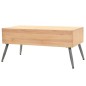 vidaXL Mesa de centro de madera maciza de abeto 115x55x50 cm vidaXL Mesa de centro de madera maciza de abeto 115x55x50 cm